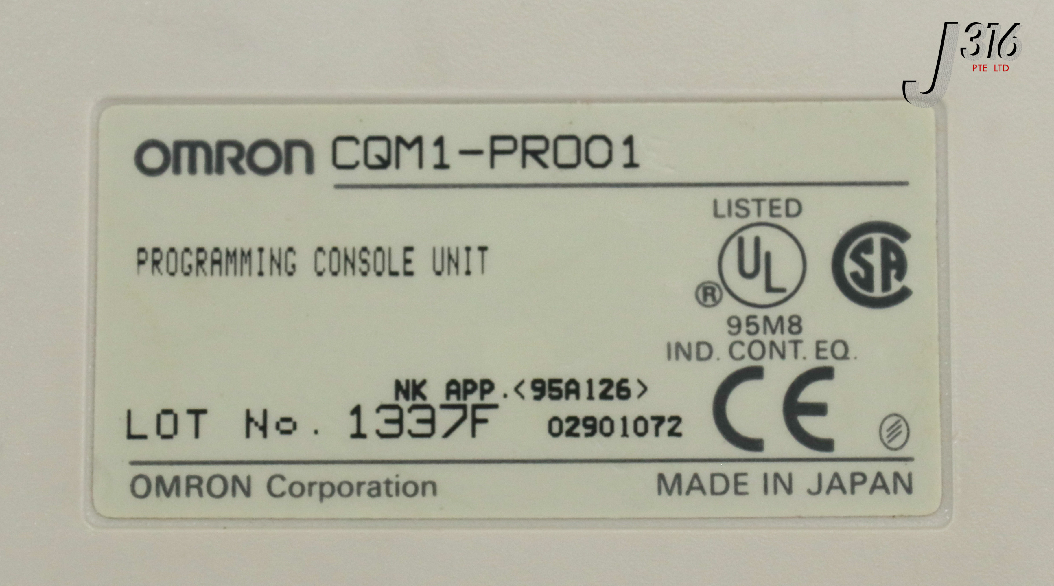 18122 OMRON HAND HELD PROGRAMMING CONSOLE CONTROLLER CQM1-PRO01 | eBay